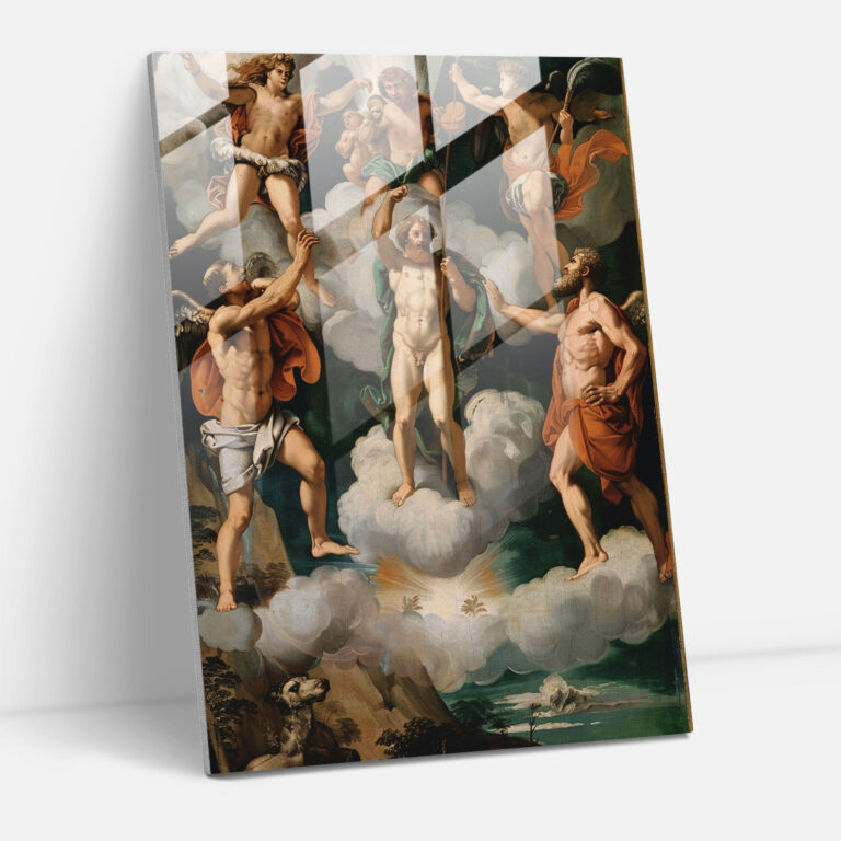 Raffaello Sanzio Duvar Dekorasyonu - Cam Tablo Modern Sanat