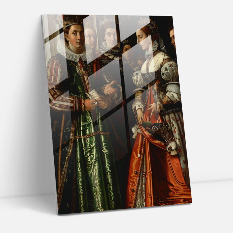 Raffaello Sanzio Cam Sanatı - Duvar Dekorasyonu Ev Dekorasyonu Cam Duvar Sanatı