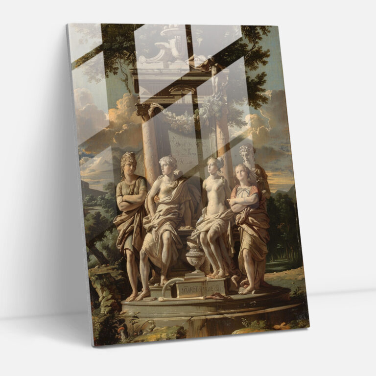 Raffaello Sanzio Cam Tablo - Ev Dekorasyonu Modern Sanat