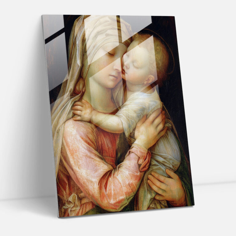 Raffaello Sanzio Ev Dekorasyonu - Cam Tablo Modern Sanat