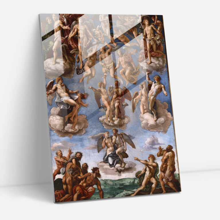 Raffaello Sanzio Cam Tablo Sanatı - Modern Sanat Ev Dekorasyonu