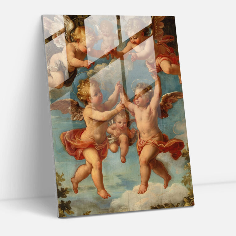 Raffaello Sanzio Cam Tablo Sanatı - Raffaello Sanzio Cam Sanatı Ev Dekorasyonu Modern Sanat