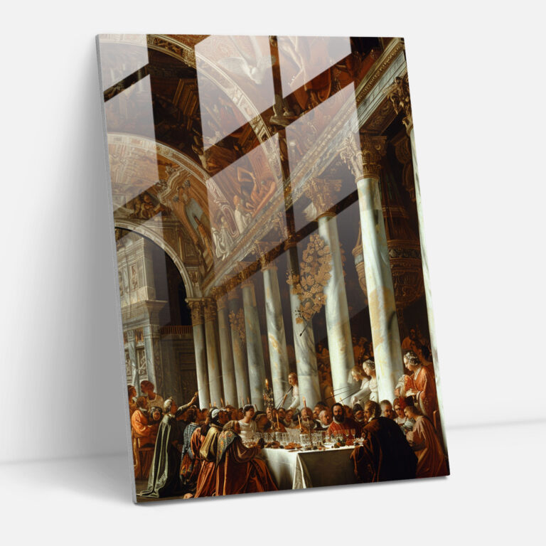 Raffaello Sanzio Cam Tablo Modern Sanat - Tarihi Sanat İle Raffaello Sanzio Cam Tablo