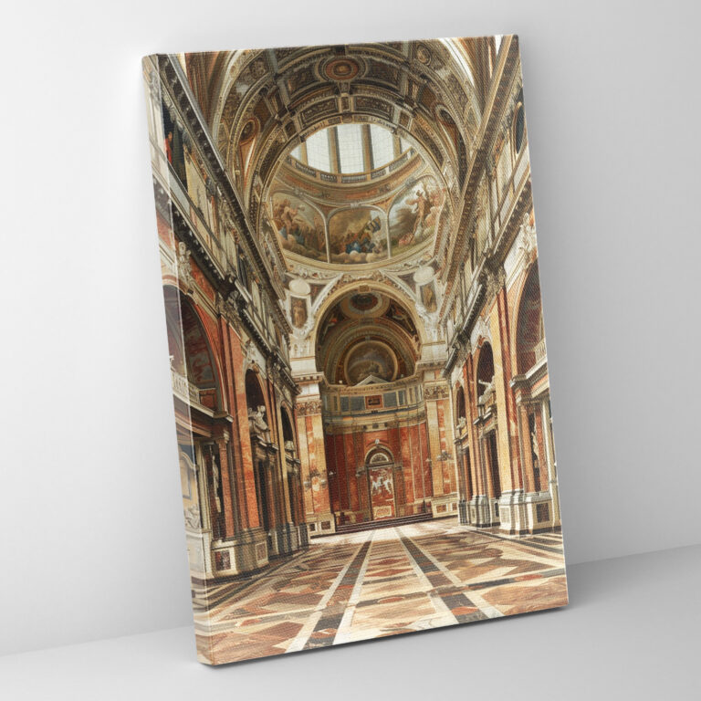 Majestic Raffaello Sanzio Çerçeveli Kanvas Tablo Sanatı - Duvar Dekorasyonu