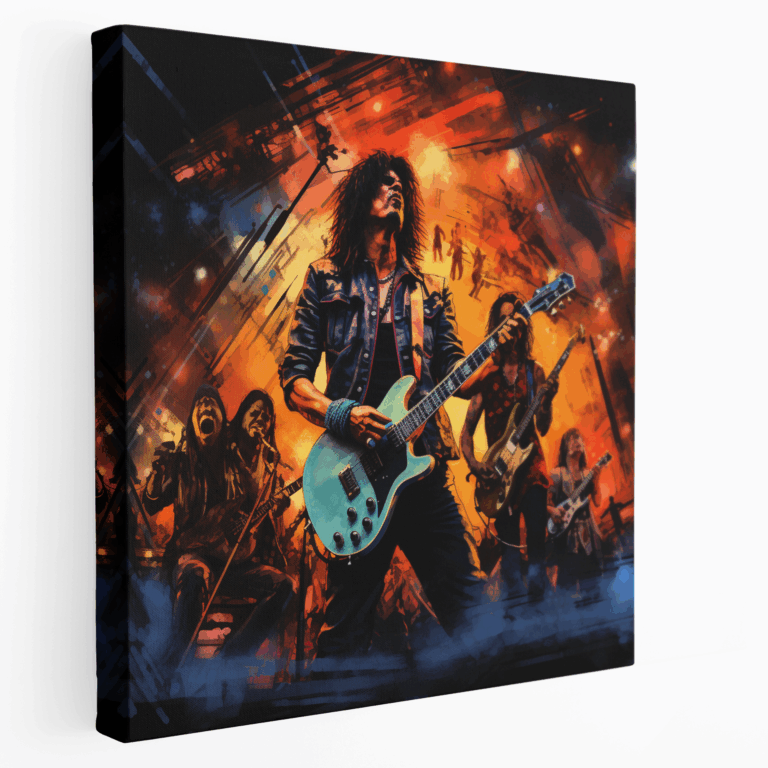 Rock İkon Koleksiyonu Kanvas Tablo Baskı