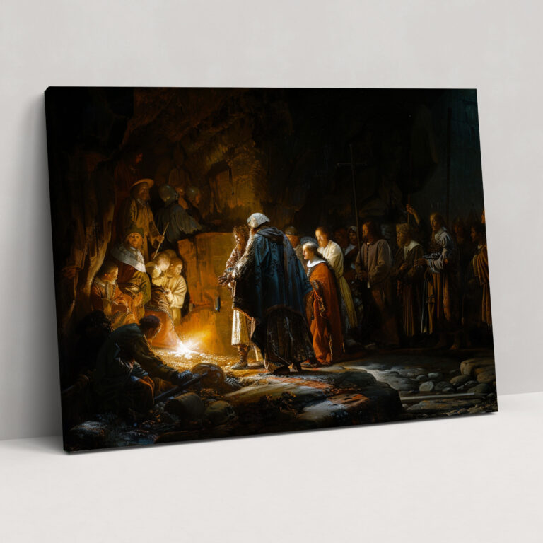 Rembrandt Duvar Dekorasyonu - Kanvas Tablo Sanatı Duvar Sanatı Ev Dekorasyonu