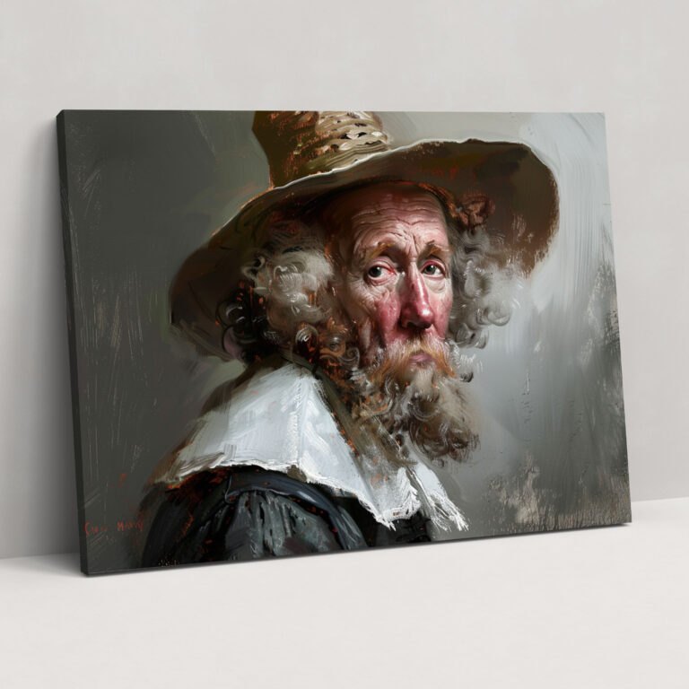 Rembrandt Tablo - Kanvas Duvar Sanatı