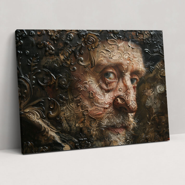 Rembrandt Öz Portre Kanvas Tablo - Duvar Sanatı Duvar Dekorasyonu
