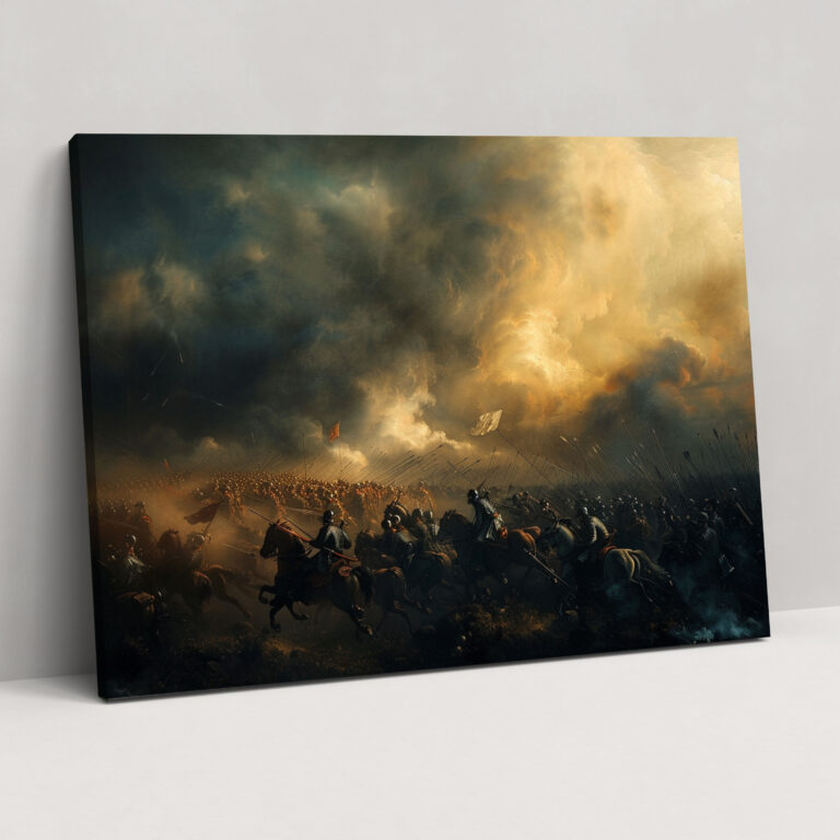 Rembrandt Savaş Sahnesi Kanvas Tablo - Ev Dekorasyonu Duvar Sanatı
