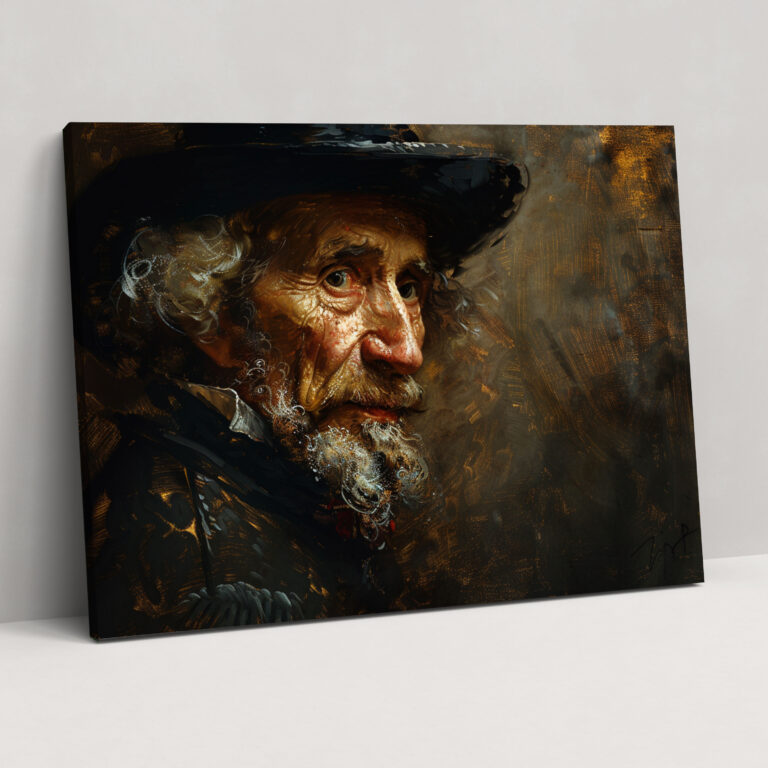 Rembrandt Canlı Renkler Duvar Sanatı - Kanvas Tablo Duvar Dekorasyonu