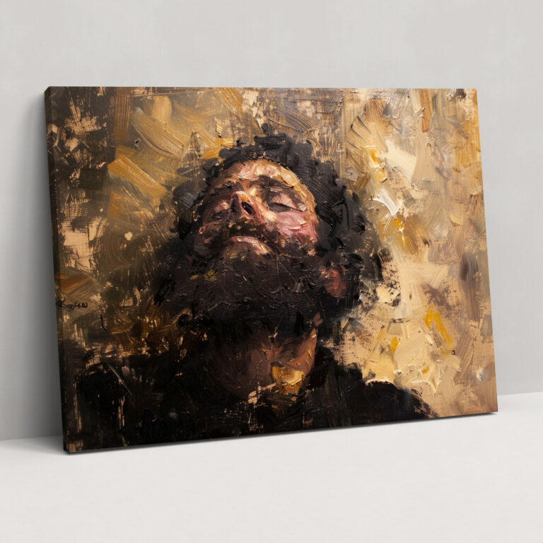 Rembrandt İmpasto Fırça Dokulu Kanvas Tablo - Rembrandt Duvar Sanatı Kanvas Tablo