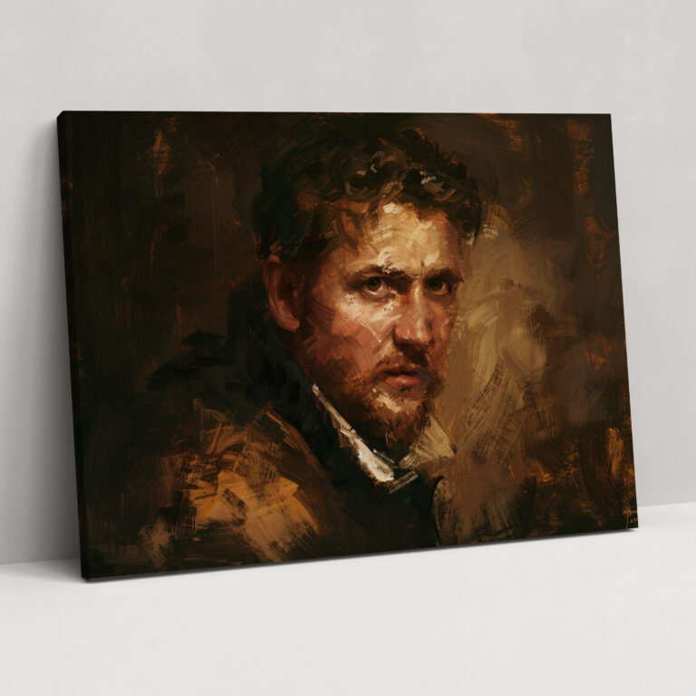 Rembrandt Kanvas Tablo Duvar Sanatı - Ev Dekorasyonu için Rembrandt Temalı Kanvas Tablo