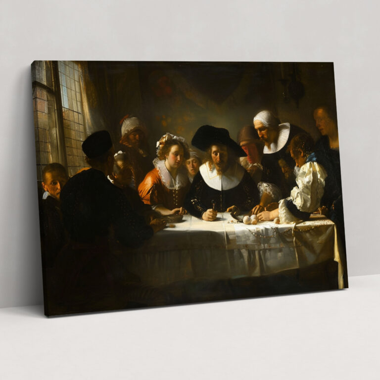 Rembrandt Kanvas Duvar Dekorasyonu - Ev Dekorasyonu Kanvas Duvar Sanatı