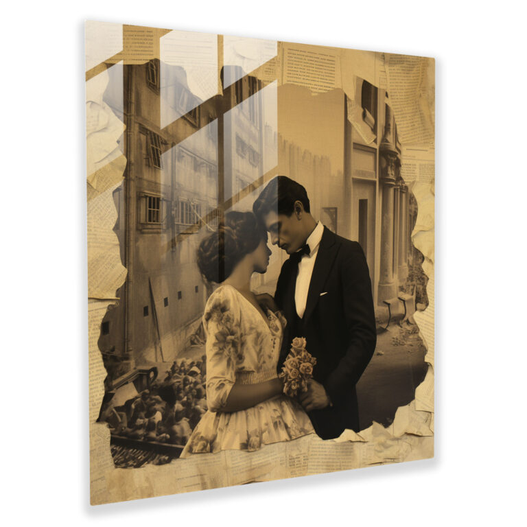 Romantik Anlar Koleksiyonu Cam Tablo - Romantik Koleksiyon Sanatı Cam Tablo