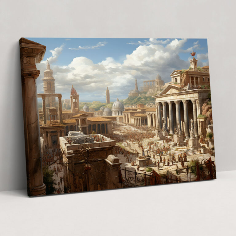 Roma Kanvas Tablo - Roma Duvar Sanatı Sanat Severler Şıklık