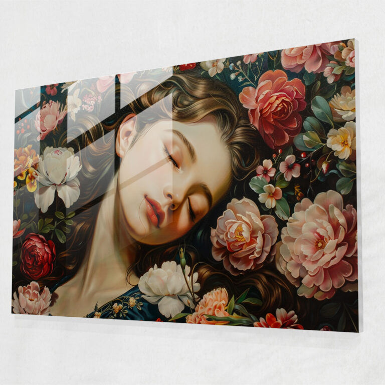Rokoko Tarzı Resim Ev Dekorasyonu - Kanvas Tablo Cam Tablo Modern Sanat