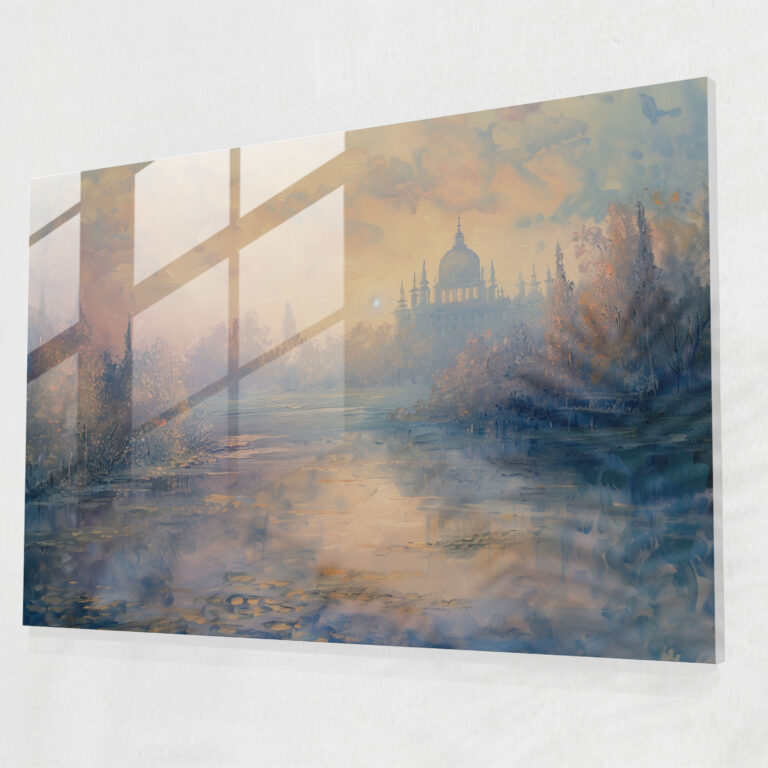 Rokoko Tarzı Tablo Cam Duvar Sanatı - Rokoko Tarzı Tablo Cam Sanatı Cam Duvar Sanatı Modern Sanat