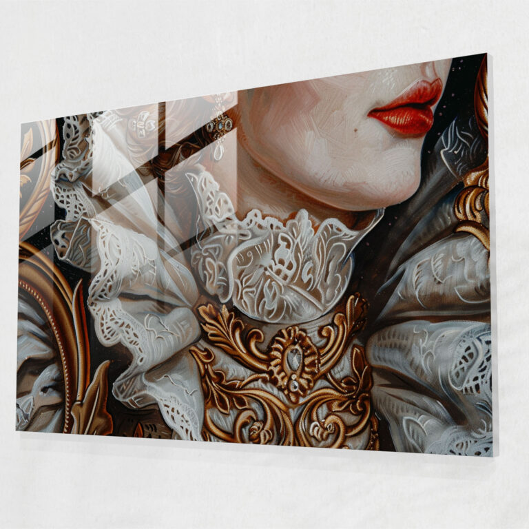 Rokoko Tarzı Tablo Modern Sanat - Rokoko Tarzı Tablo Modern Sanat Duvar Dekorasyonu Ev Dekorasyonu