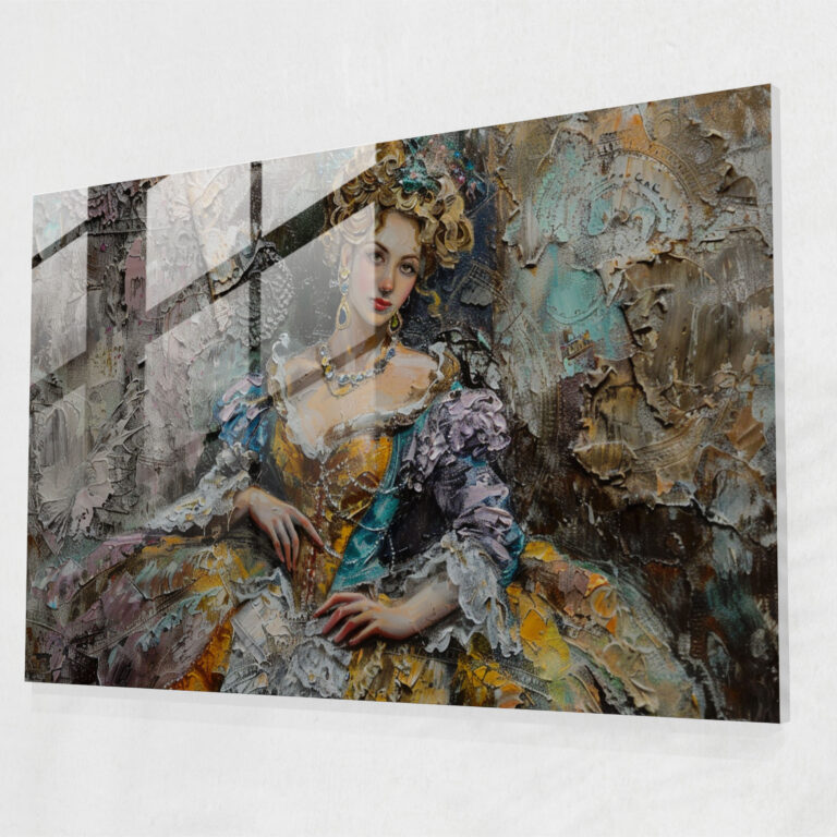 Rokoko Tarzı Resim Modern Sanat - Duvar Süslemesi Ev Dekorasyonu için Rokoko Tarzı Resim