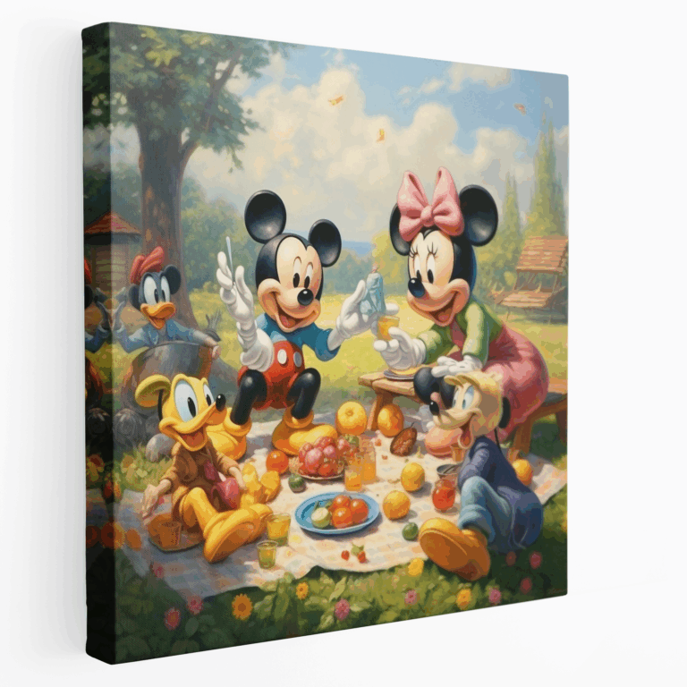 Vintage Disney Kanvas Tablo
