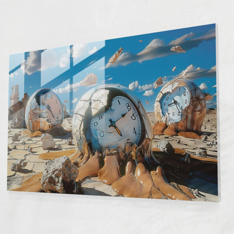 Garip Salvador Dali Duvar Dekorasyonu - Modern Sanat Kanvas Tablo