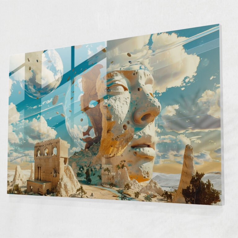 Dreamy Salvador Dali Cam Tablo - Salvador Dali Ev Dekorasyonu Modern Sanat Surealizm