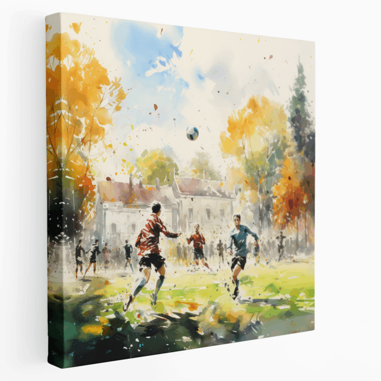 Canlı Futbol Maçı Kanvas Tablo