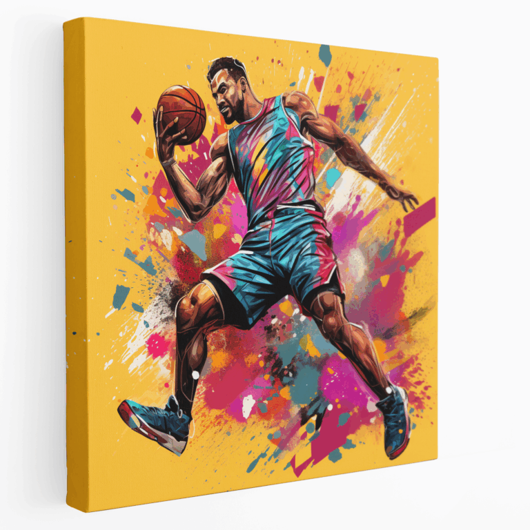 Pop Art Basketbol Smacı Kanvas Tablo