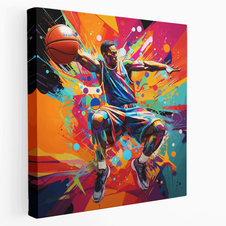 Pop Art Basketbol Kanvas Tablo