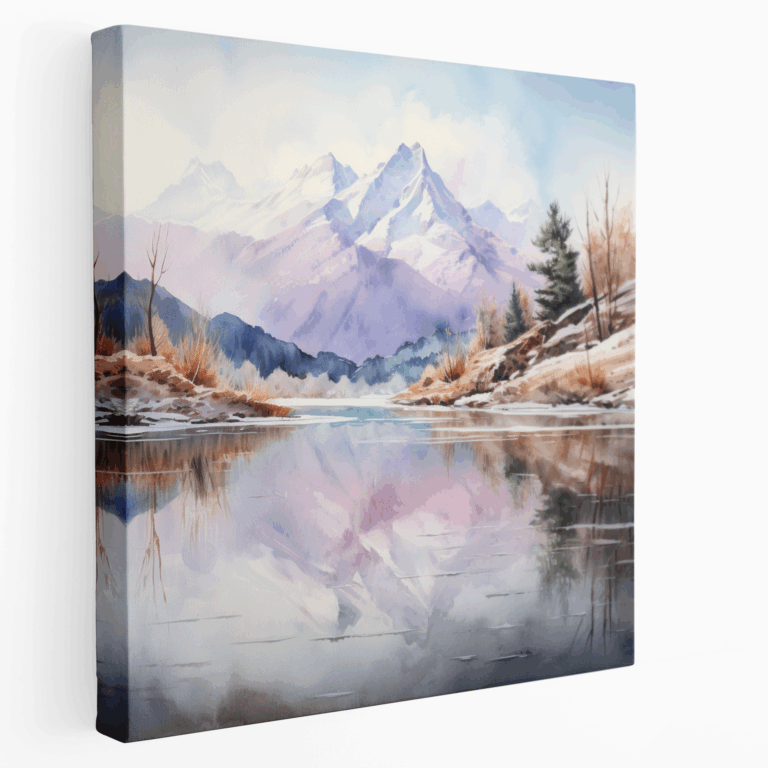 Serenity Peaks Kanvas Tablo