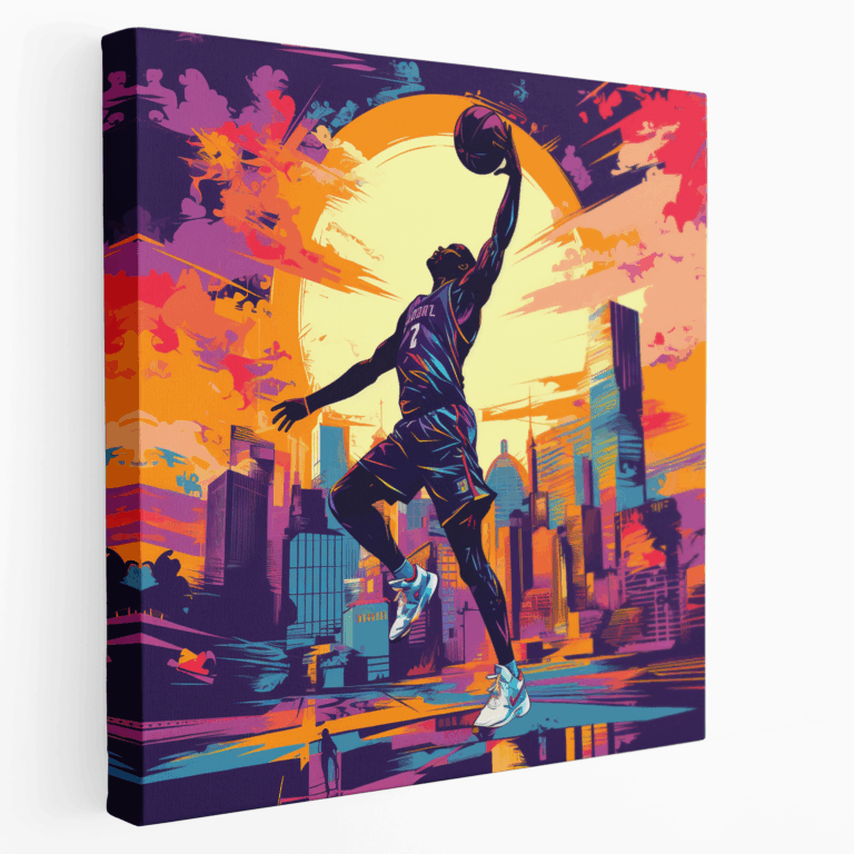 Kent Dokunuşlu Pop Art Kanvas Tablo Baskı
