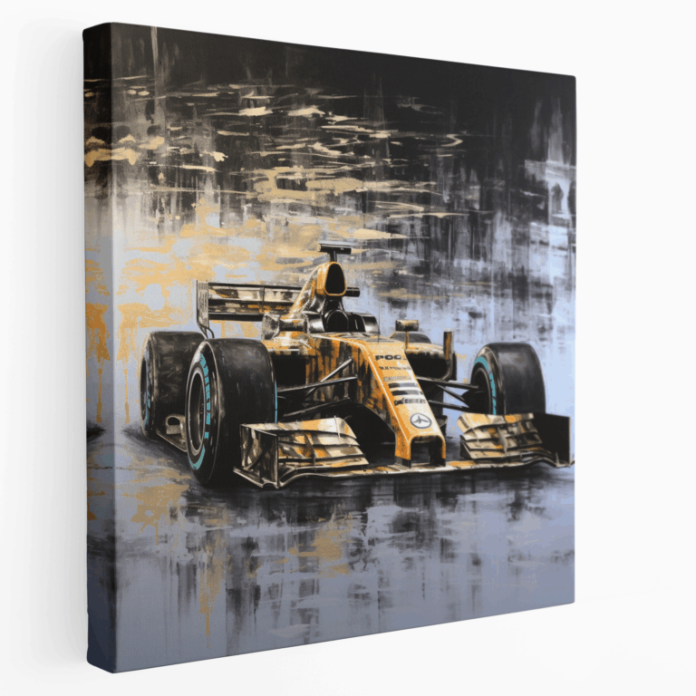 Günümüz Formula 1 Yarışı Kanvas Tablosu