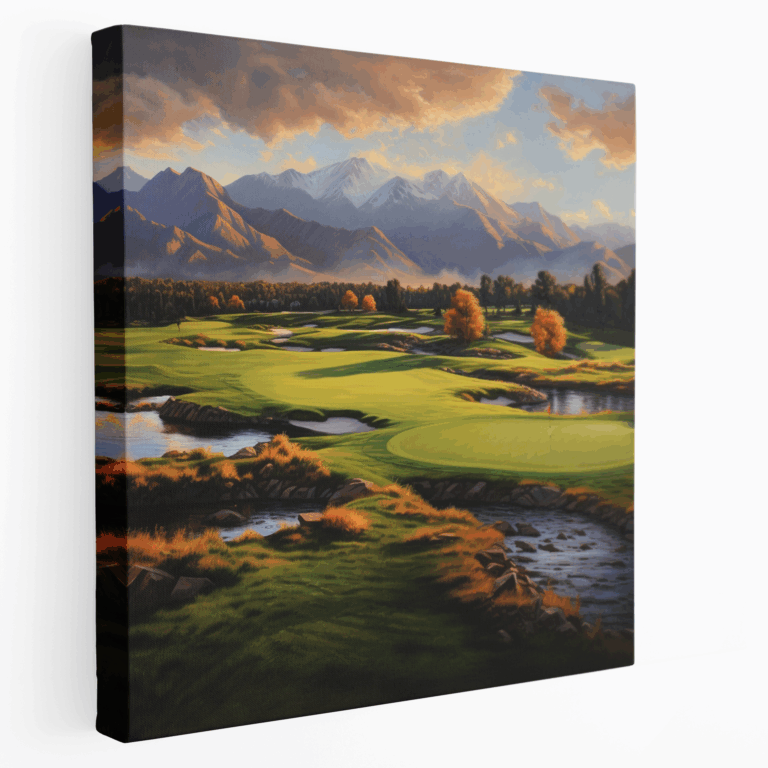 Golf Huzuru Kanvas Tablo