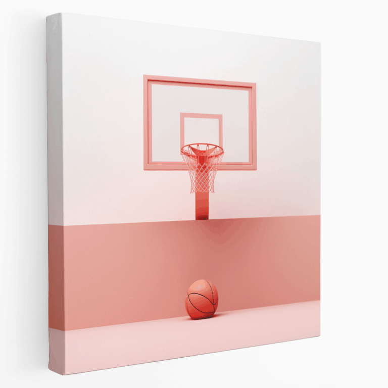Şık Basketbol Potası Kanvas Tablo