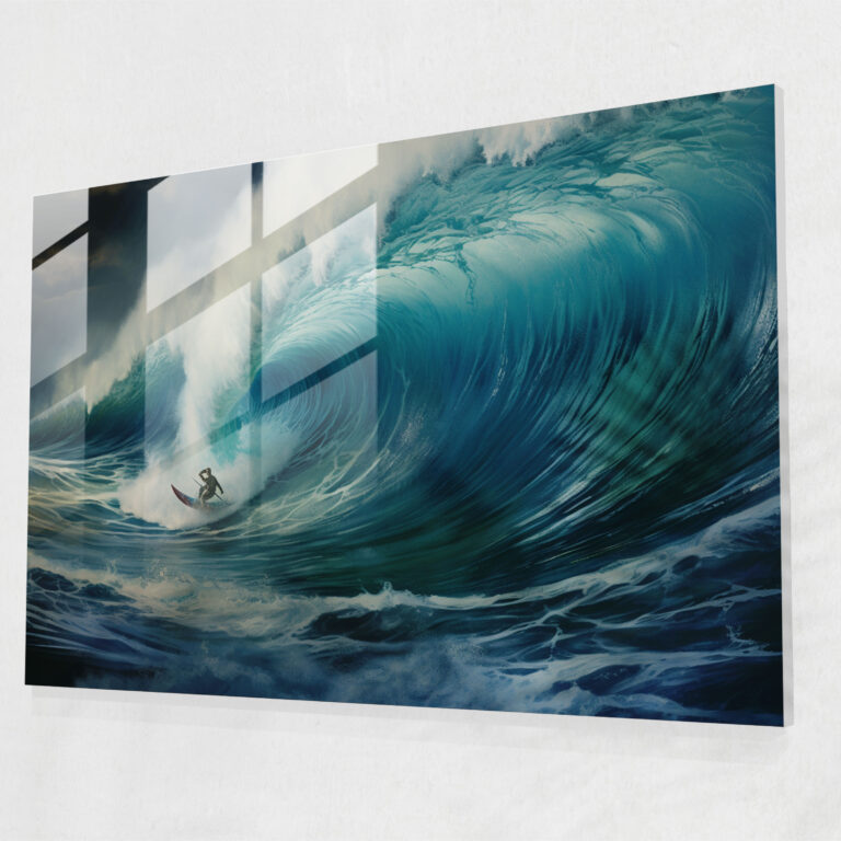 Surfing Cam Tablo - Sörf Cam Tablo Özgün Stil Ev Dekorasyonu