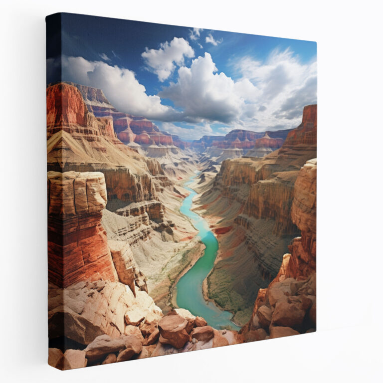 Dünyanın En Güzel Manzaraları - Grand Canyon Fotoğraf Gerçekçi Kanvas Tablo - Dünyanın En Güzel Manzaraları Kanvas Fotoğraf Gerçekçi Ev Dekorasyonu
