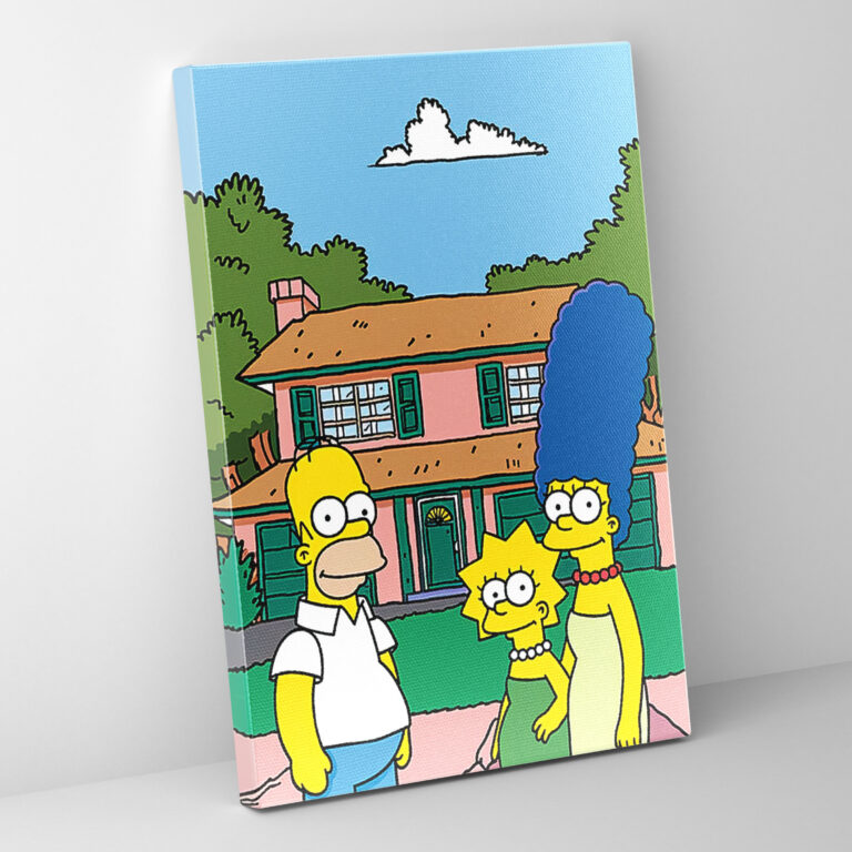The Simpsons Pop Art Kanvas Tablo - Canlı Renkler Pop Art The Simpsons
