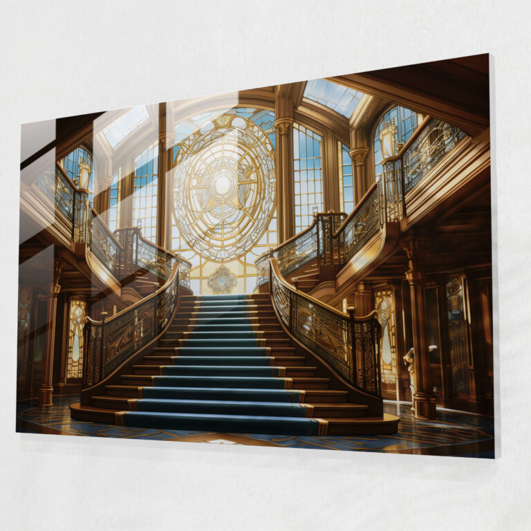 Titanic Cam Tablo - Modern Sanat Lüks Opulans