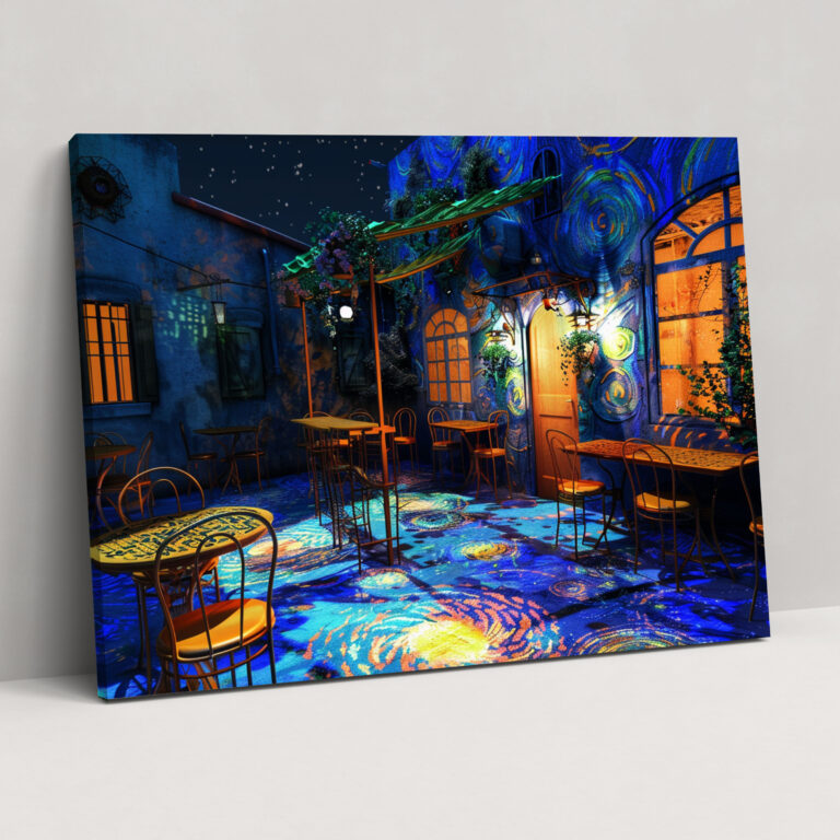 Vincent Van Gogh Cafe Terası Kanvas Tablo - Duvar Dekorasyonu