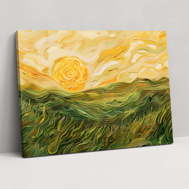 Vincent Van Gogh Buğday Tarlaları Kanvas Tablo - Duvar Sanatı ve Dekorasyon