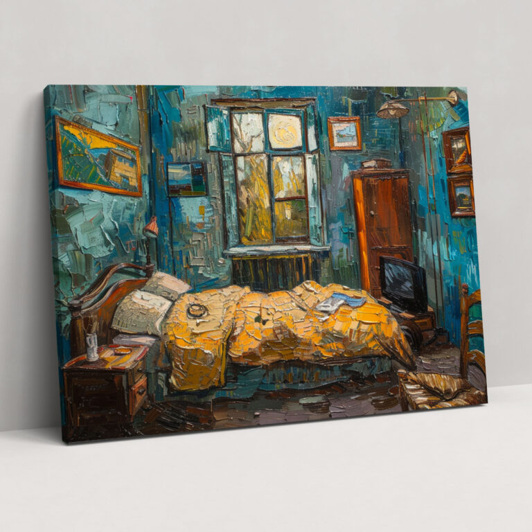 Vincent Van Gogh Yatak Odası Duvar Sanatı - Kanvas Tablo