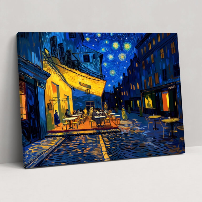 Vincent Van Gogh Cafe Terası Kanvas Tablo - Ev Dekorasyonu
