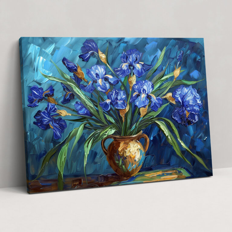 Van Gogh İrisleri Duvar Sanatı - Vincent Van Gogh Duvar Sanatı İrisler Kanvas Tablo