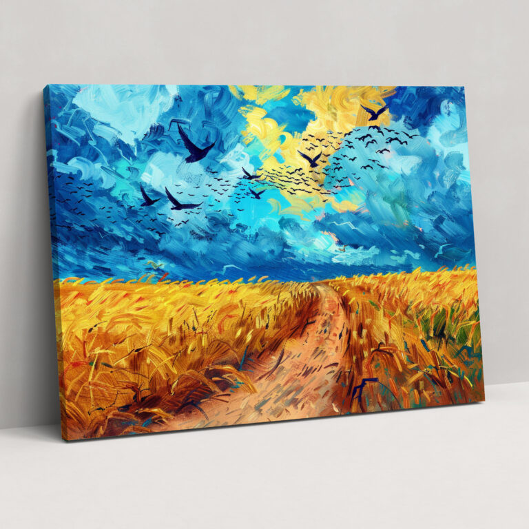 Vincent Van Gogh Buğday Tarlası Kanvas Tablo - Ev Dekorasyonu