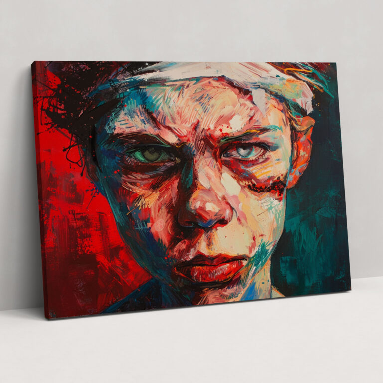 Vincent Van Gogh Kendi Portresi Kanvas Tablo - Ev Dekorasyonu
