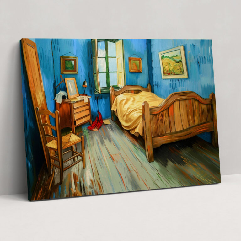 Vincent Van Gogh Yatak Odası Kanvas Tablo - Duvar Dekorasyonu Duvar Sanatı Ev Dekorasyonu