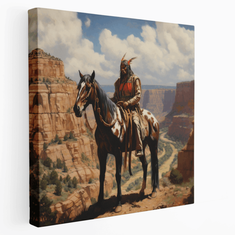 Majestic Canyon Chief Kanvas Tablo