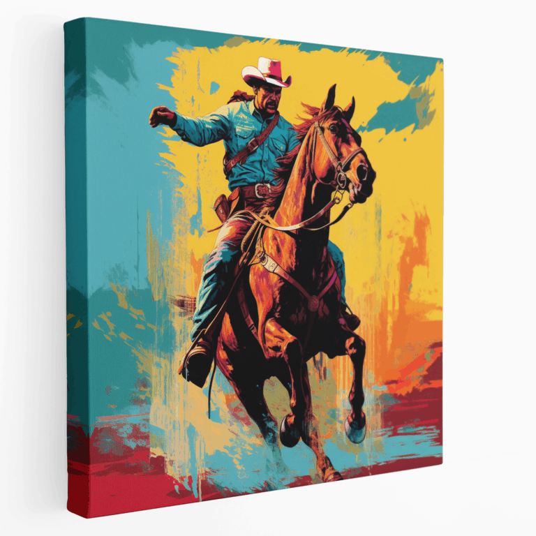 Bronco Stampede Kanvas Tablo