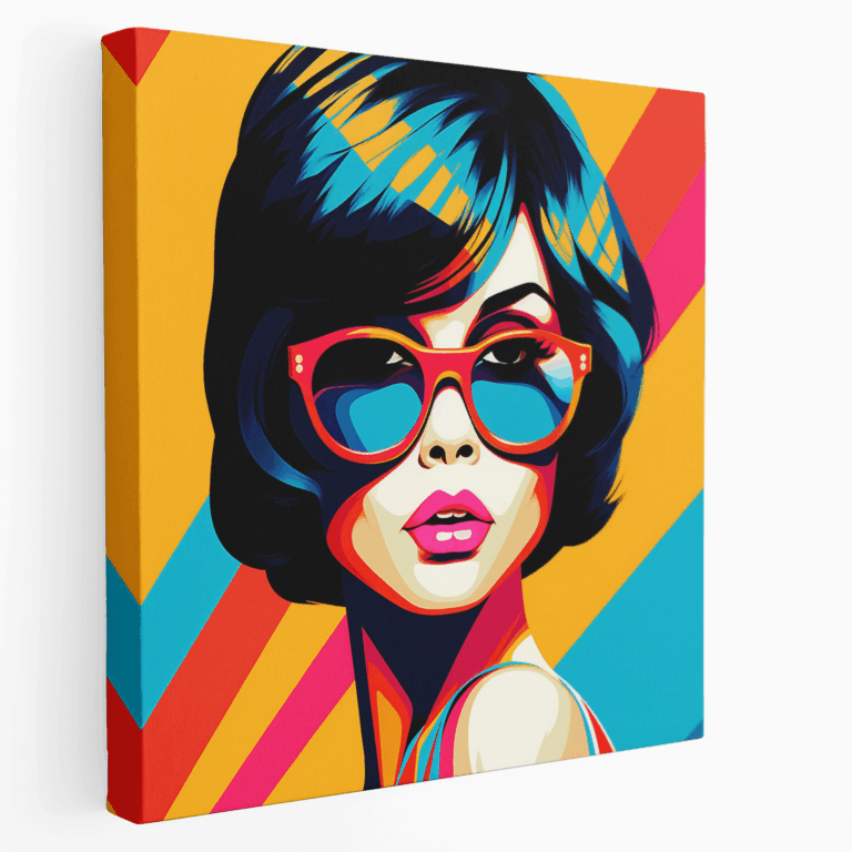 Pop Art Kanvas Tablo ile Güven Dolu Bir Dekorasyon