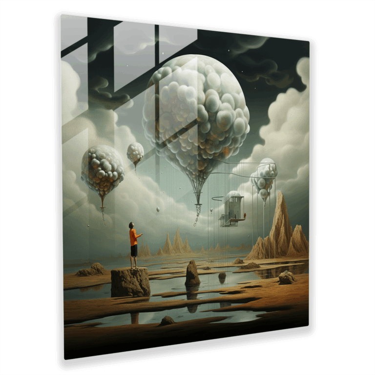 Fantastical Dreams Glass Print - Unique Wall Art for Home Decoration
